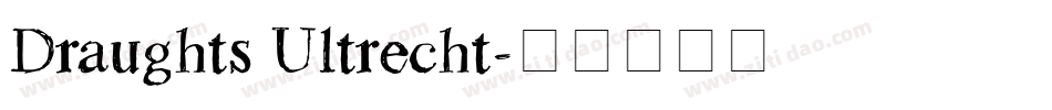 Draughts Ultrecht字体转换